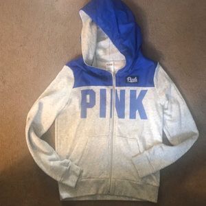 Pink Zip Up Hoodie